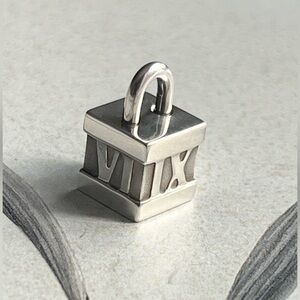 Tiffany & Co. Sterling Atlas Padlock Charm